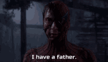 Spider Man Tobey Maguire GIF - Spider Man Tobey Maguire I Have A Father GIFs