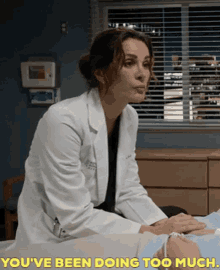 Station19 Carina Deluca GIF - Station19 Carina Deluca Youve Been Doing Too Much GIFs
