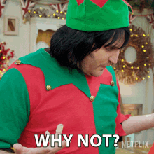 Why Not Noel Fielding GIF - Why Not Noel Fielding The Great British Baking Show Holidays GIFs
