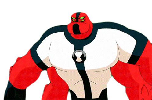 Angry Four Arms Sticker - Angry Four Arms Ben10 Stickers