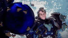 Blue Moment Blue Overwatch GIF - Blue Moment Blue Overwatch Blue Sigma GIFs