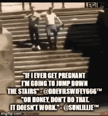 stairs falling down the stairs jump down the stairs