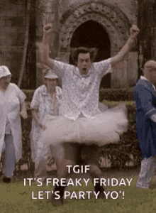 Freaky Friday Happy Dance GIF - Freaky Friday Happy Dance Excited GIFs