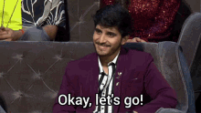 Nachiket Lele Okay Lets Go GIF - Nachiket Lele Okay Lets Go Indian Idol GIFs