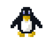 pixelart penguin