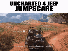 Jumpscare Uncharted4 GIF - Jumpscare Uncharted4 Jeep GIFs