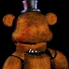 a teddy bear with a top hat and a bow tie