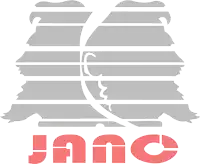 a silhouette of a woman with the word jano below it