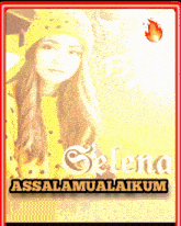 a picture of a girl with the name selena written on it