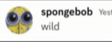 a screenshot of a spongebob wild wild hunt heathcliff wild hunt im more wilder yk