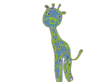giraffe happy