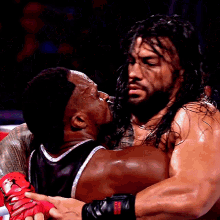 Big E Belly To Belly Suplex GIF - Big E Belly To Belly Suplex Roman Reigns GIFs