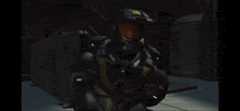 a man in a military uniform is holding a gun