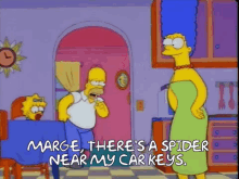Homer Marge GIF - Homer Marge Spider GIFs