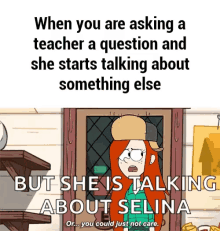 But She Is Talking About Selina Teachers GIF - But She Is Talking About Selina Teachers GIFs