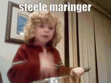steele maringer steele maringer red shirt eating