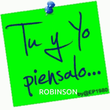 robinson note reminder