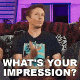 What'S Your Impression Wren Weichman GIF - What'S Your Impression Wren Weichman Corridor Crew GIFs