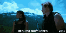 Request Duly Noted Renée Elise Goldsberry GIF - Request Duly Noted Renée Elise Goldsberry Quellcrist Falconer GIFs