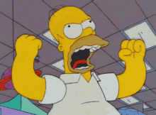 Homer Pierde Los Nervios GIF - Homero Simpson Homer Simpson Atrevete GIFs