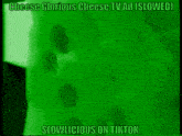 a picture of a person holding a piece of cheese with the caption " cheese glorious cheese tv ad slowed "