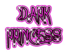 princess dark princess glittery