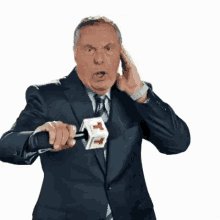 Andres Cantor Telemundo Mic Drop GIF - Andres Cantor Telemundo Mic Drop Im Out GIFs