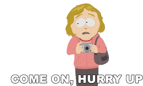 Come On Hurry Up South Park Sticker - Come On Hurry Up South Park S12e2 Stickers
