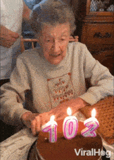 Grandma'S Fake Teeth Flew Out When Blowing A Candle Viralhog GIF - Grandma'S Fake Teeth Flew Out When Blowing A Candle Viralhog Grandma Blew Out A Candle And Her Dental Implants Flew Out GIFs