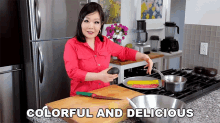 Colorful And Delicious Maangchi GIF - Colorful And Delicious Maangchi Bright And Tasty GIFs