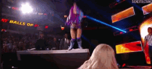 Sasha Banks Jump GIF - Sasha Banks Jump Alexa Bliss GIFs