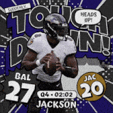 Jacksonville Jaguars (20) Vs. Baltimore Ravens (27) Fourth Quarter GIF - Nfl National Football League Football League GIFs