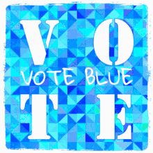 vote vote blue blue democrat election