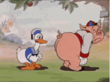 Donald Duck Donald GIF - Donald Duck Donald Pete Pig GIFs
