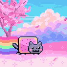 Nyan Cat Cat GIF - Nyan Cat Cat Kawaii Cat GIFs