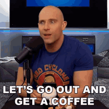 Lets Go Out And Get A Coffee Simon Miller GIF - Lets Go Out And Get A Coffee Simon Miller Lets Have Some Coffee GIFs