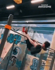 Monkey Bars Tricks People Are Awesome GIF - Monkey Bars Tricks People Are Awesome Handrails GIFs