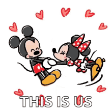 Minnie And Mickey This Is Us GIF - Minnie And Mickey This Is Us In Love GIFs