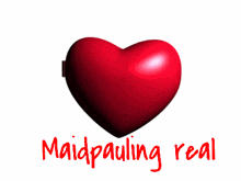 a picture of maidpauling real with two hearts
