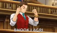 Ace Attorney Angry GIF