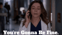 Greys Anatomy Amelia Shepherd GIF - Greys Anatomy Amelia Shepherd Youre Gonna Be Fine GIFs