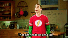 Girl Needs Life Sheldon GIF - Girl Needs Life Sheldon Big Bang Theory GIFs