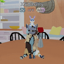x5itch3rry has 53 afk and adm on their account