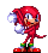 Knuckles Sonic Sticker - Knuckles Sonic Sonic The Hedgehog Stickers