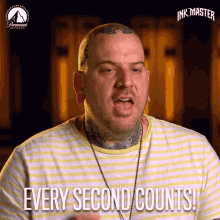 every second counts precious time important ink master paramount