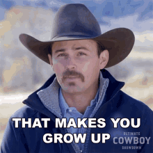 That Makes You Grow Up Buck Faust GIF - That Makes You Grow Up Buck Faust Ultimate Cowboy Showdown GIFs