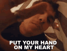 Put Your Hand On My Heart Scott Helman GIF