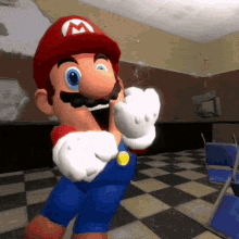 Mario Middle Finger Mario GIF - Mario Middle Finger Mario Smg4 GIFs