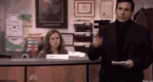 Boom Roasted The Office GIF - Boom Roasted The Office Michael Scott GIFs