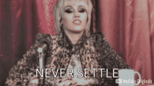 Never Settle Miley Cyrus GIF
